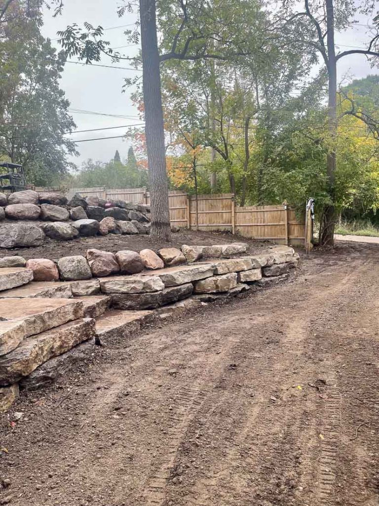 hardscape design retaining wall importance