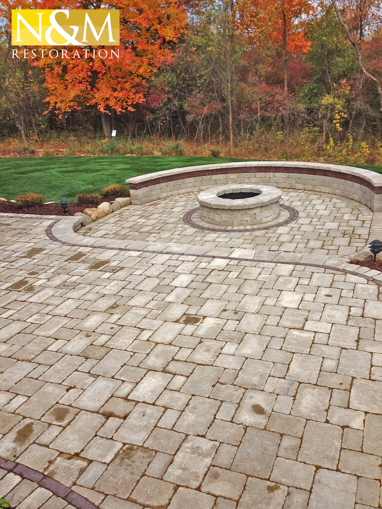 Circle Brick Paver Fire Pit Ideas