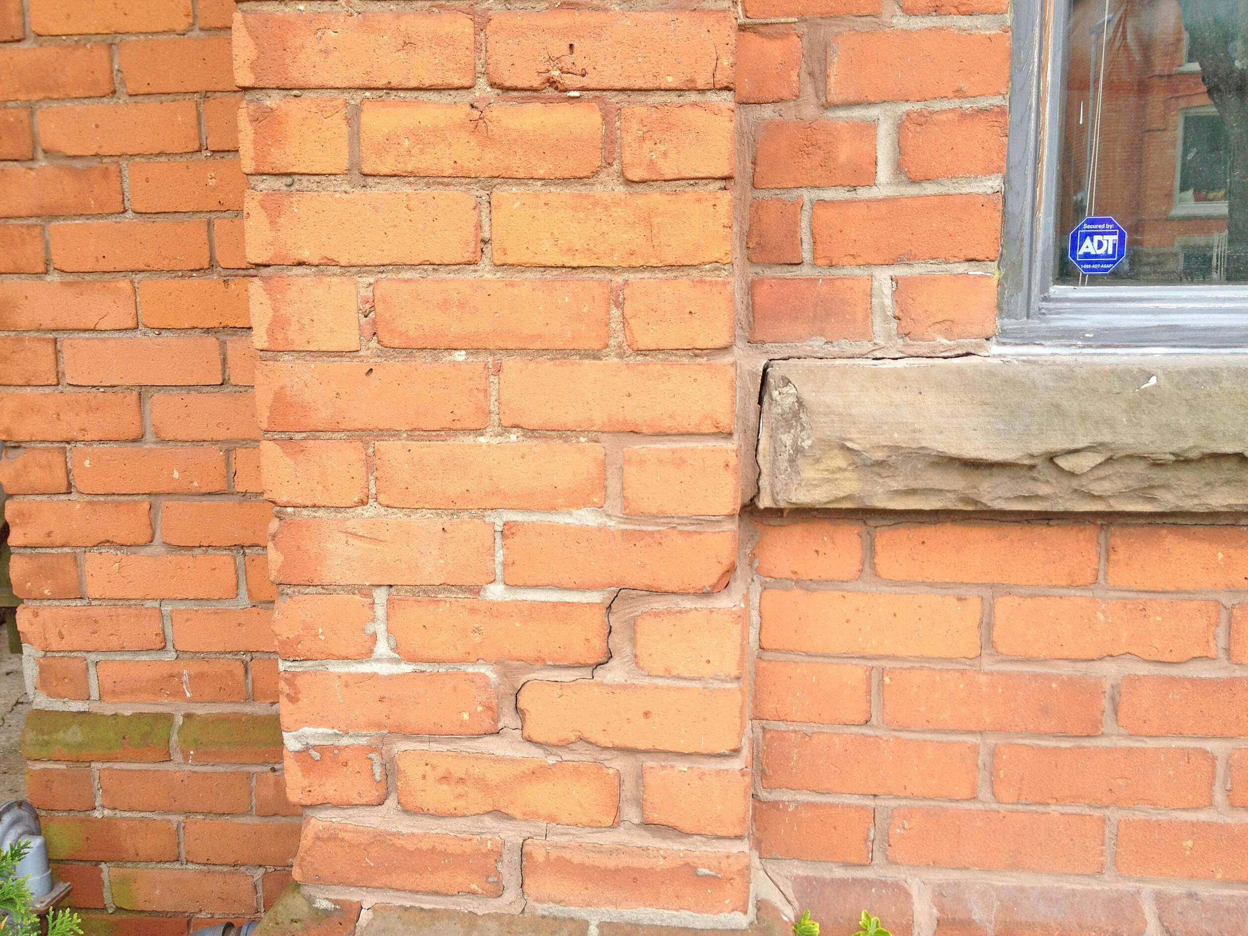 What to do about cracked bricks?