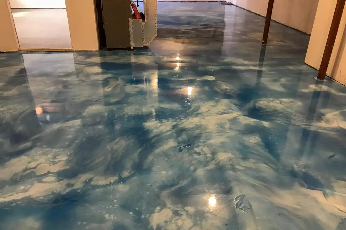 Epoxy Basement Floor In Michigan
